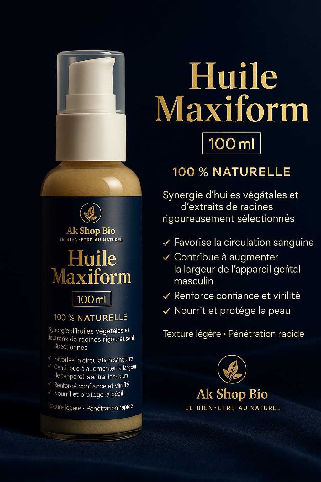 Huile maxiform